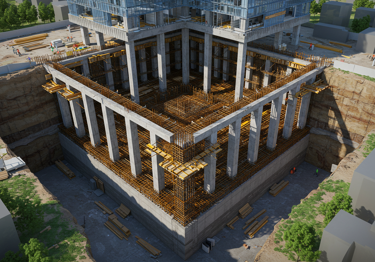 foundation for skyscrapers